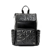 Elm Black Vegan Leather Backpack