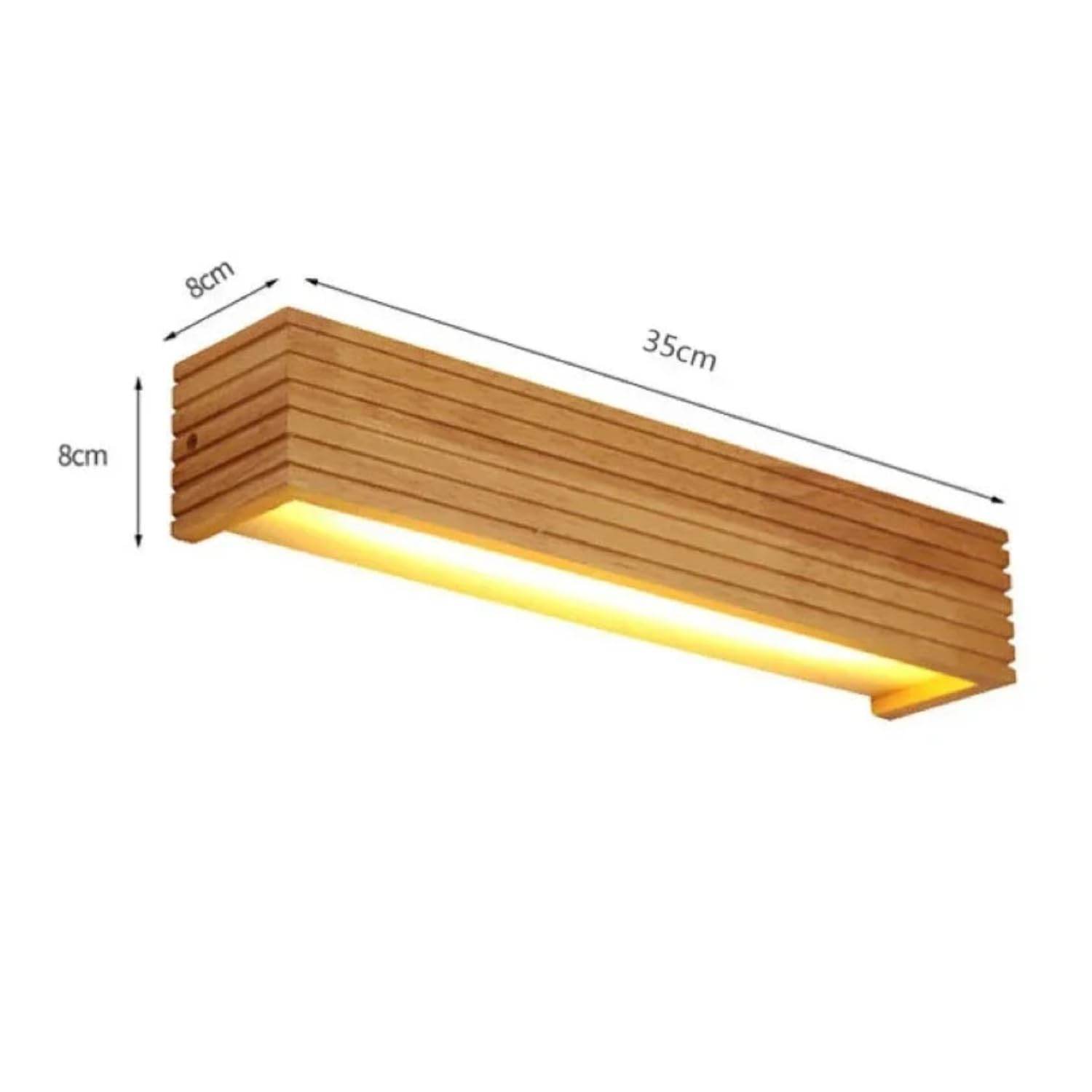 Raywood Wooden Wall Light - 14 Watt