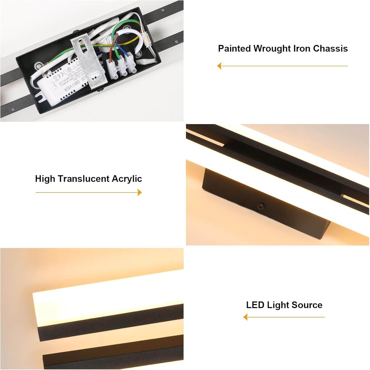 Sleek Modern Wall Light - 16 Watt