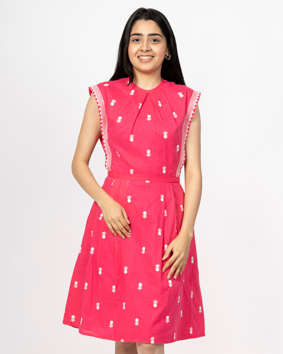 VIBRANT FUSCHIA DRESS