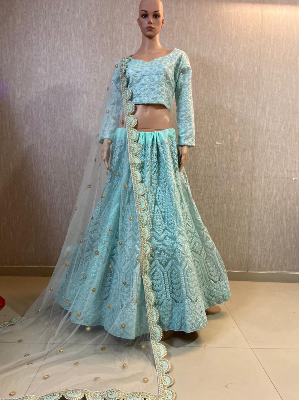 Party Wear Designer Lehenga Choli With Dori And Zari Work