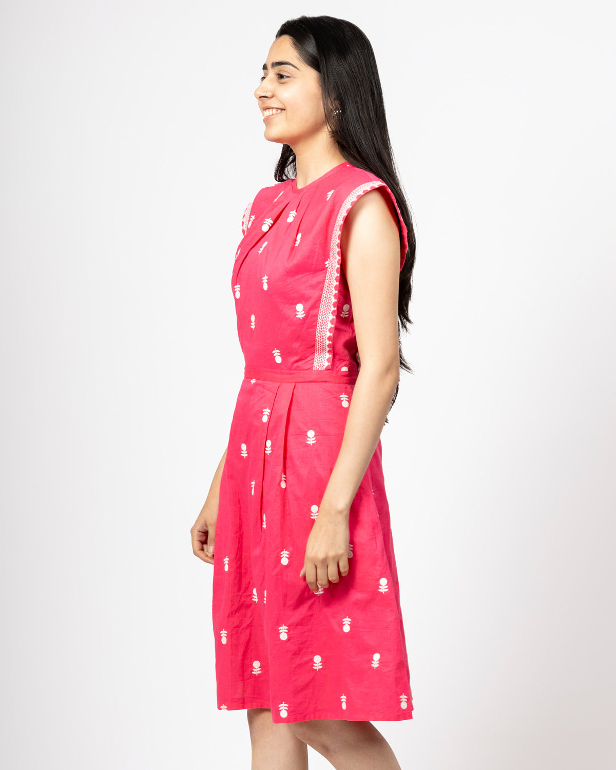 VIBRANT FUSCHIA DRESS