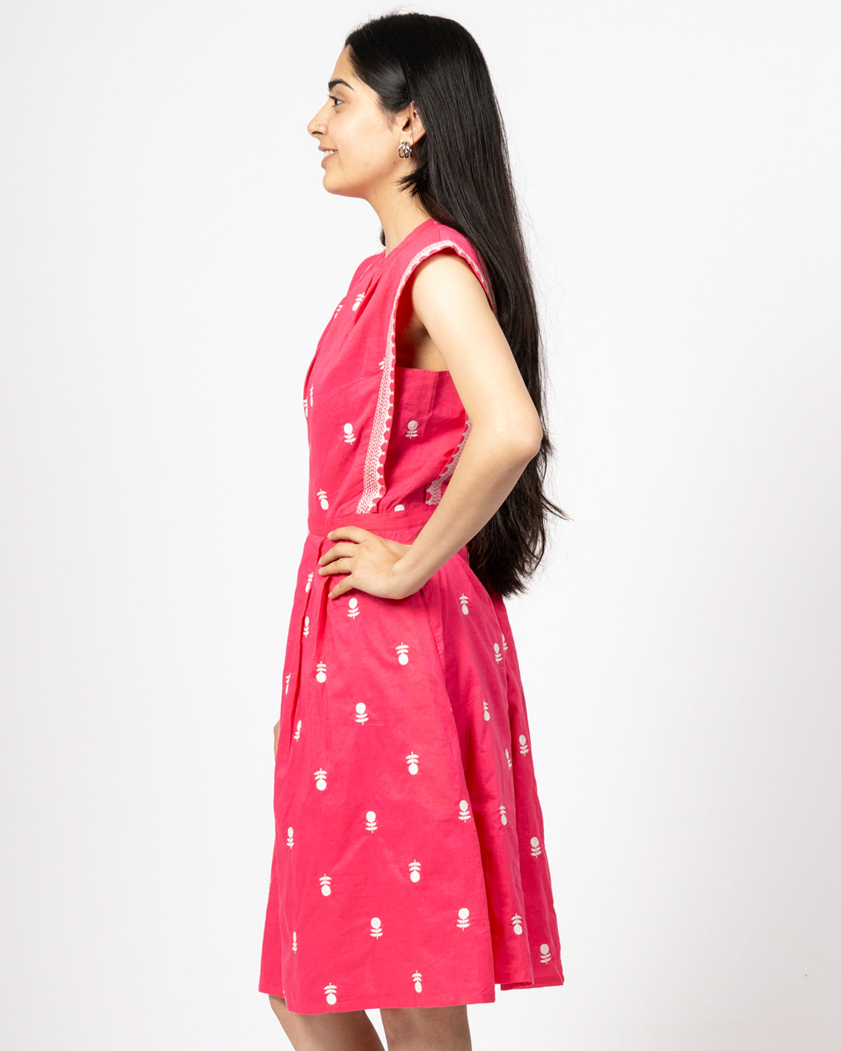 VIBRANT FUSCHIA DRESS