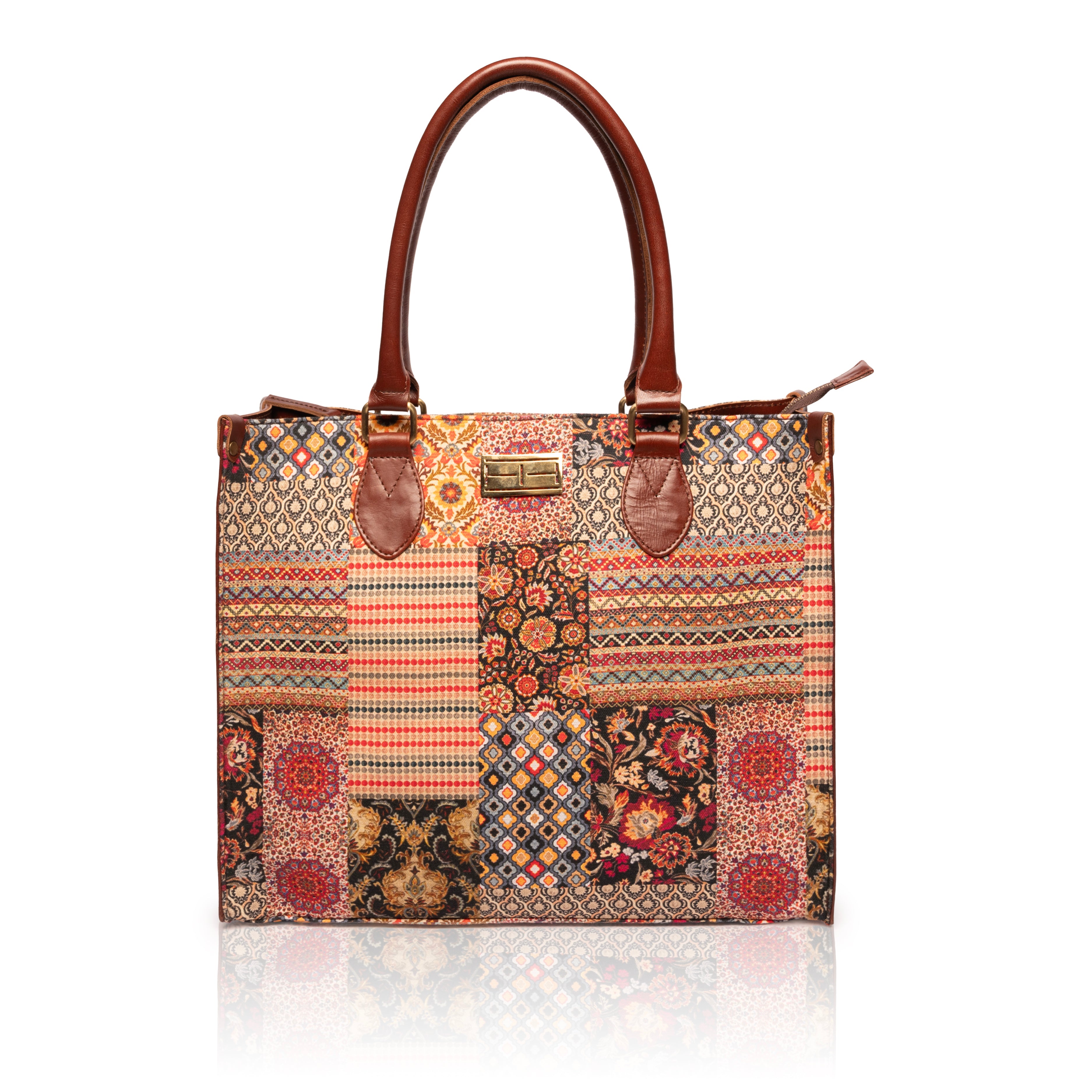 PATCHWORK TOTE BAG