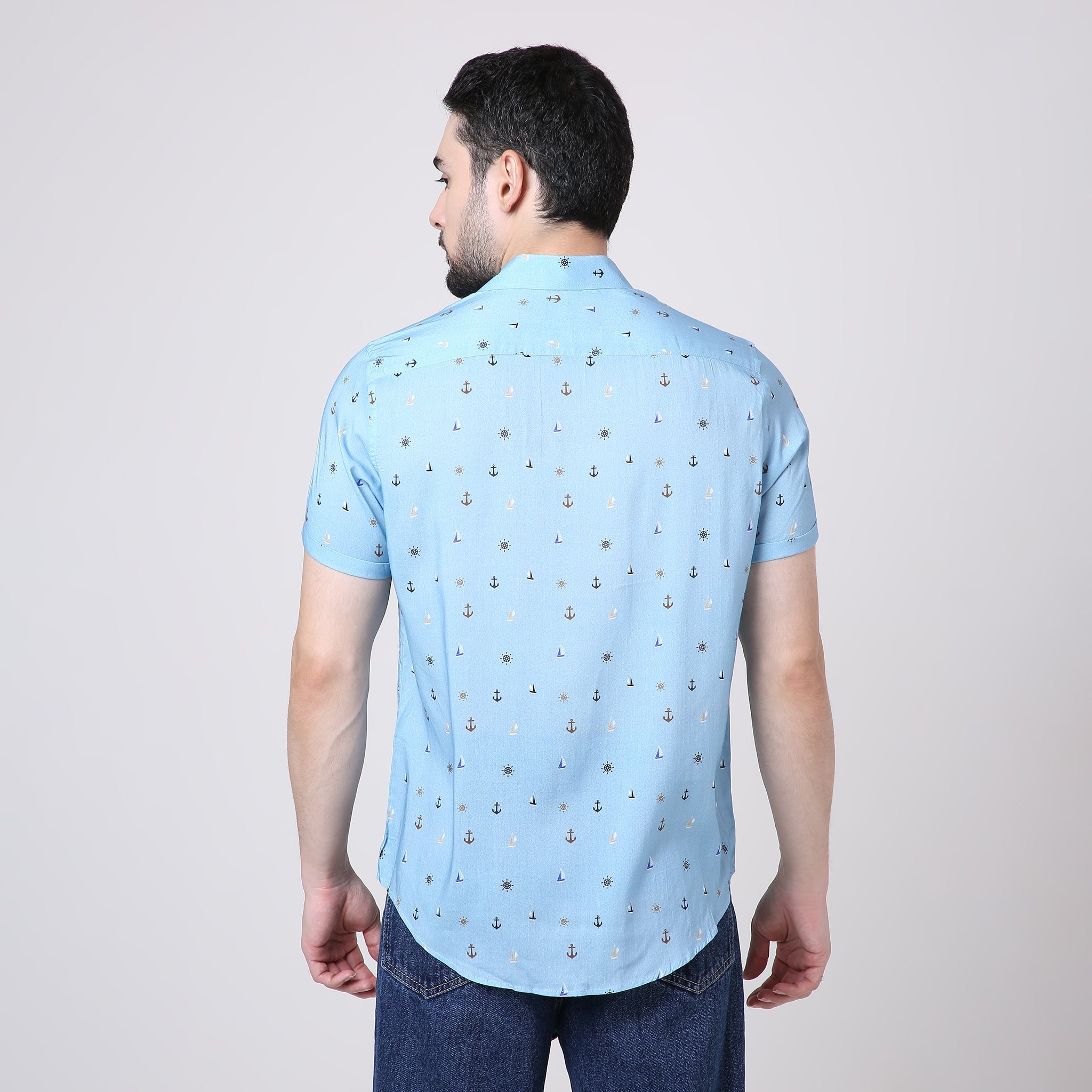 NAUTICAL PRINT SHIRT