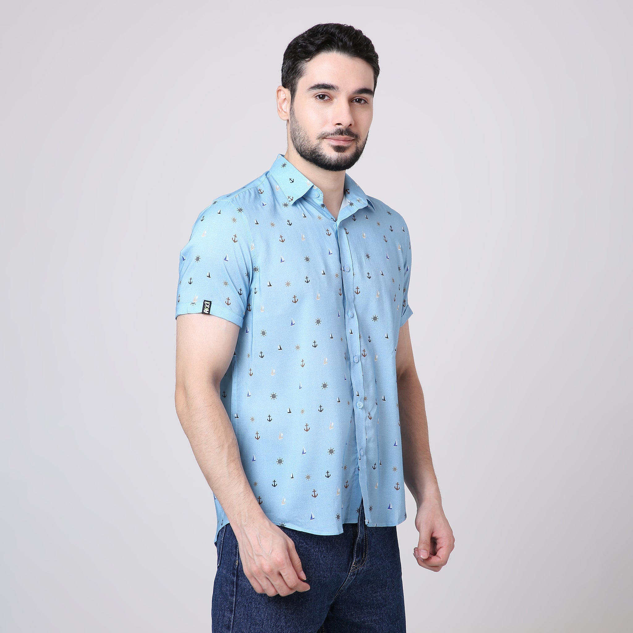 NAUTICAL PRINT SHIRT