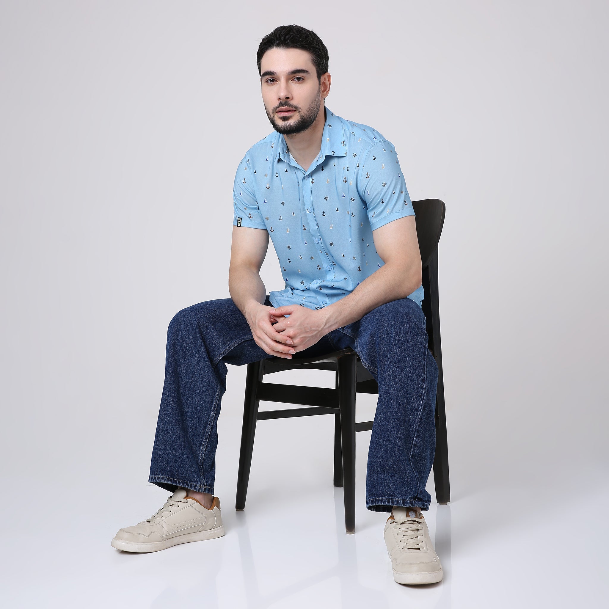 NAUTICAL PRINT SHIRT