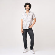 ABSTRACT FLORAL SHIRT