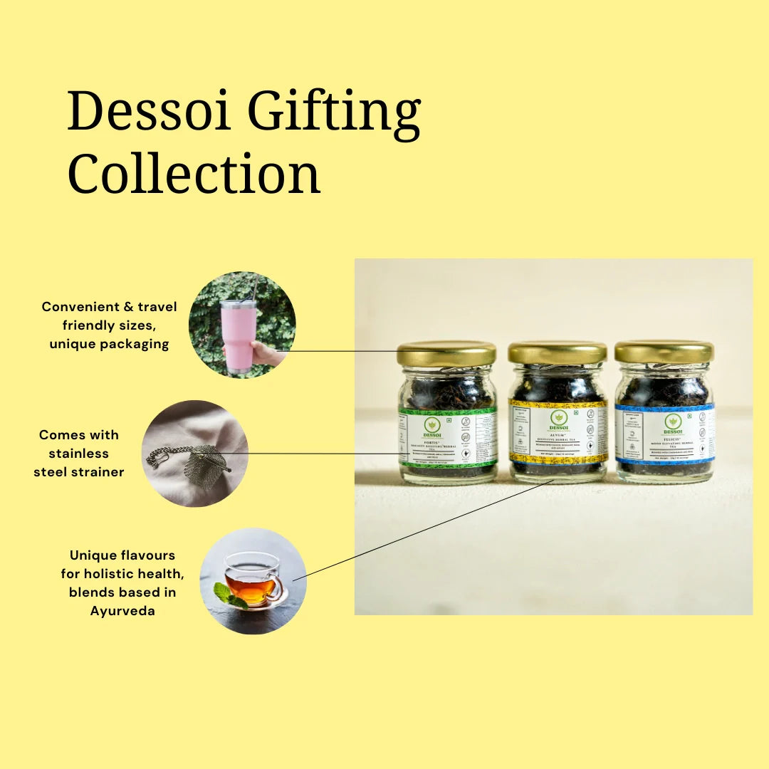 Harmony Health Collection Giftbox | Set of 3 Blends and Tea Infuser