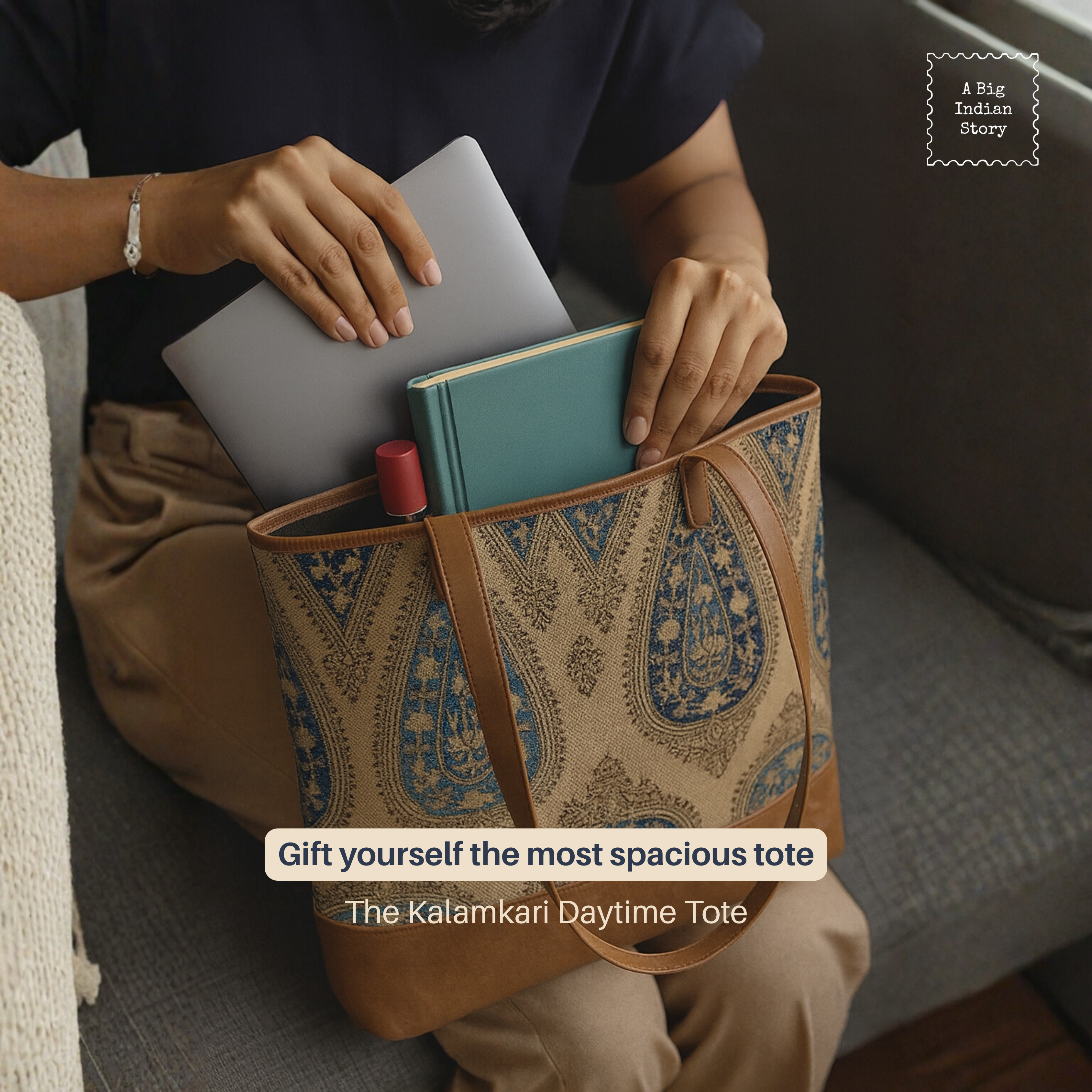 The Kalamkari Daytime Tote