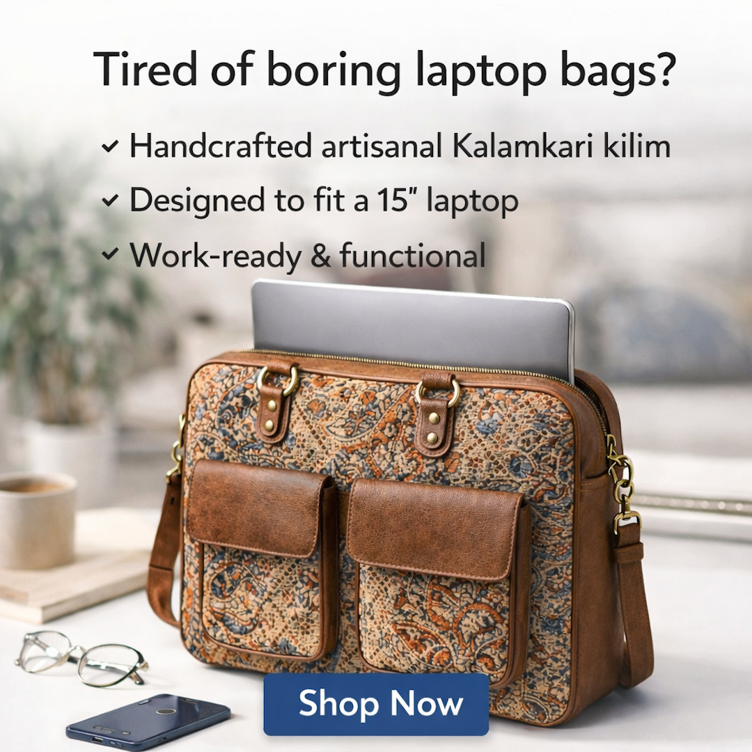 The Kalamkari Laptop Traveller