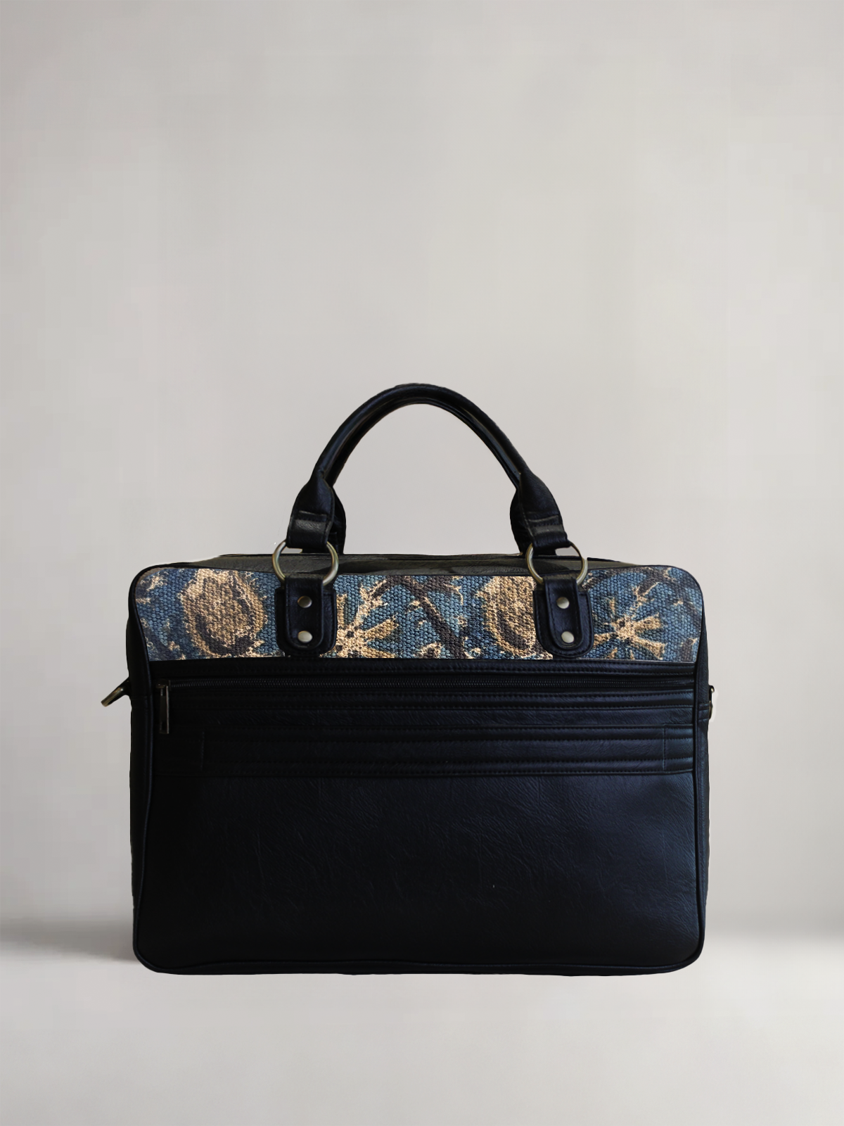 The Kalamkari Laptop Traveller - Black