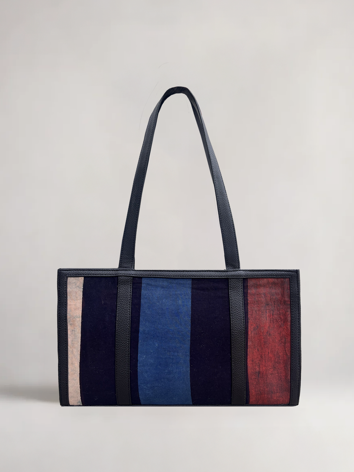 The Urban Ajrakh Tote - Mini - Black