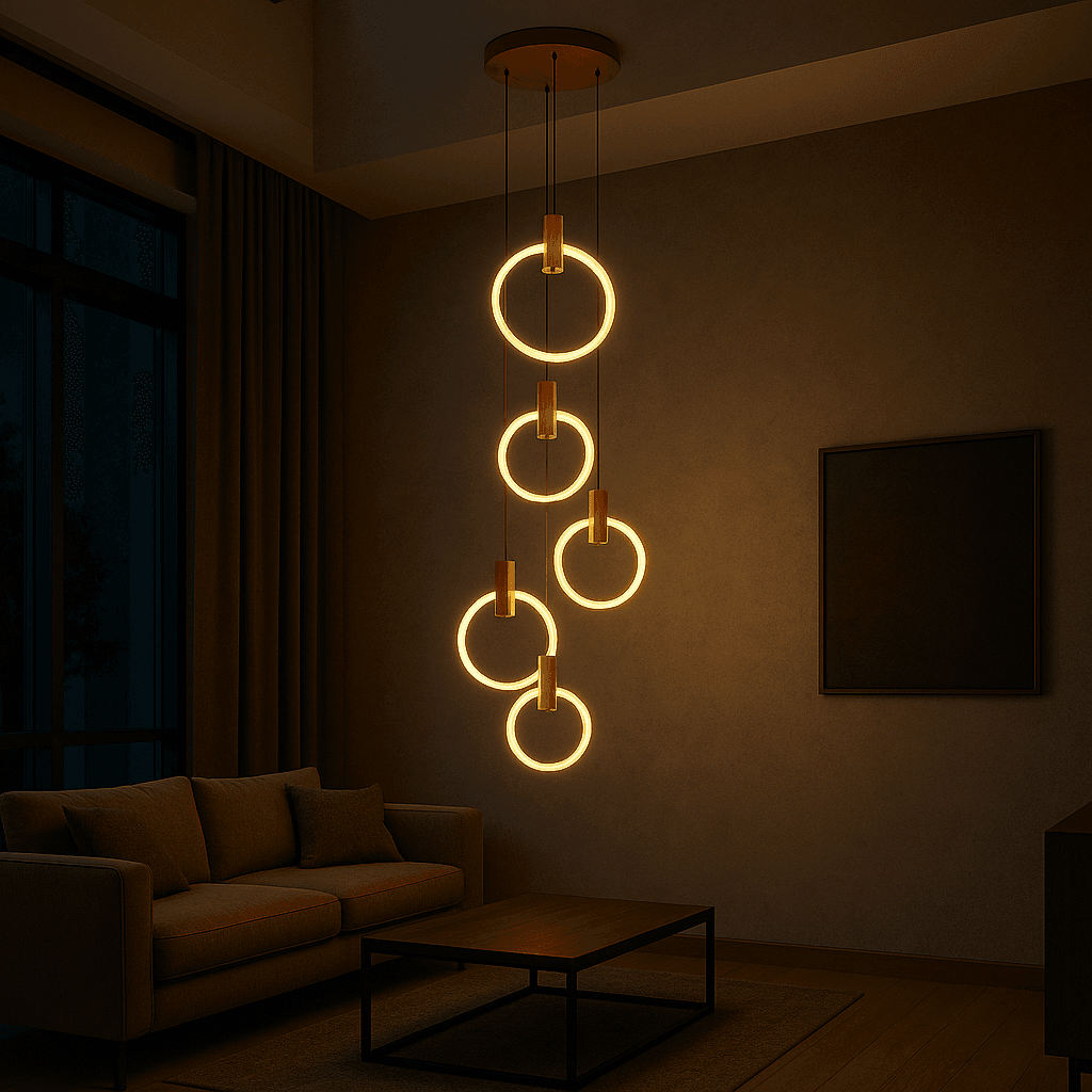 Lunaris Crown Chandelier 28Watt - Ready to Use