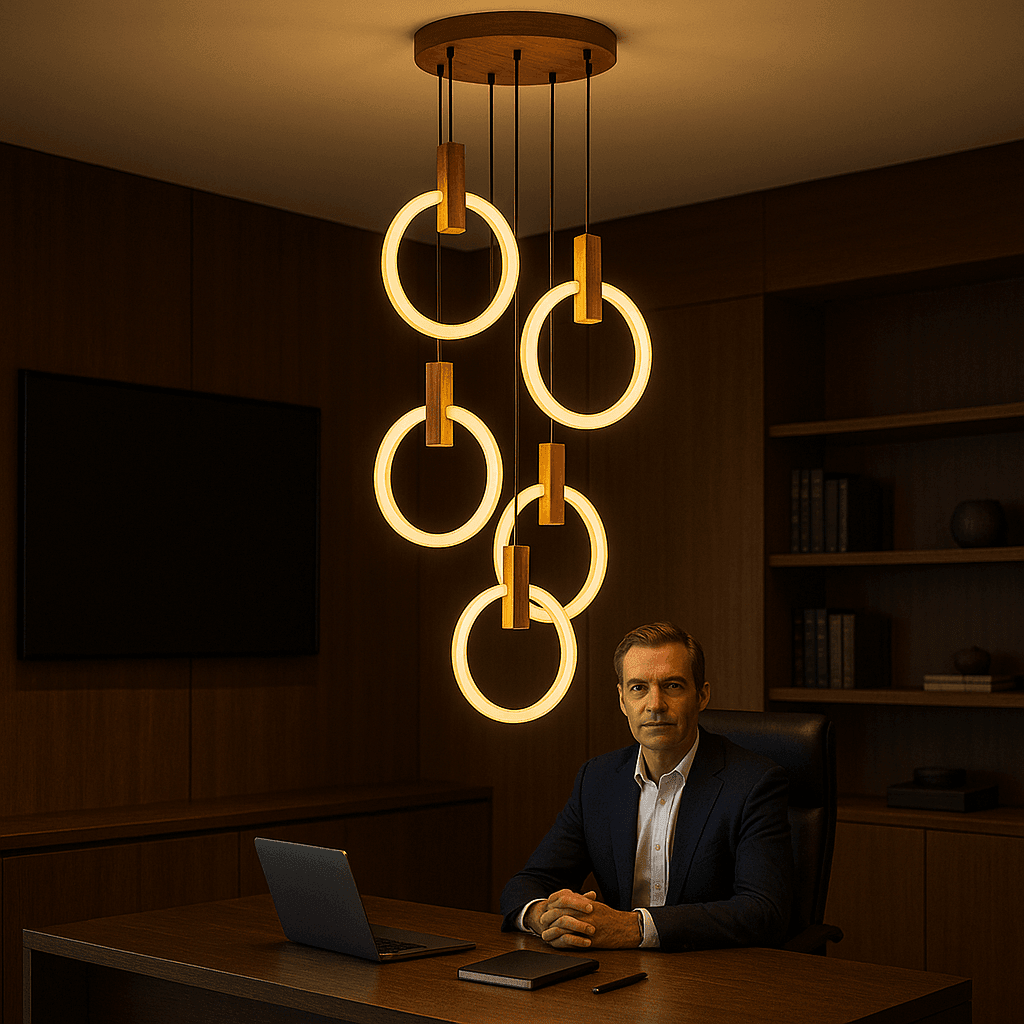 Lunaris Crown Chandelier 28Watt - Ready to Use