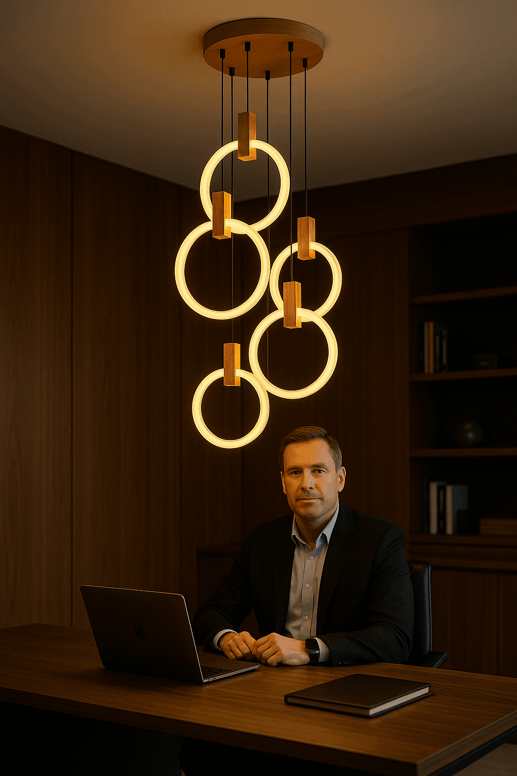 Lunaris Crown Chandelier 28Watt - Ready to Use