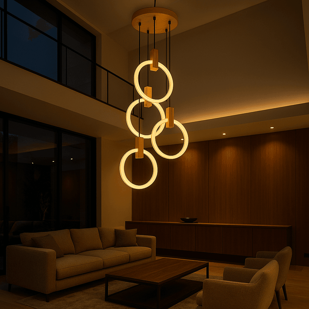 Lunaris Crown Chandelier 28Watt - Ready to Use