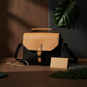 Juniper – Black Vegan Leather Sling Bag