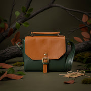 Juniper – Green Vegan Leather Sling Bag