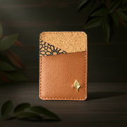 Theo – Tawny Brown Plant Leather Card Holder
