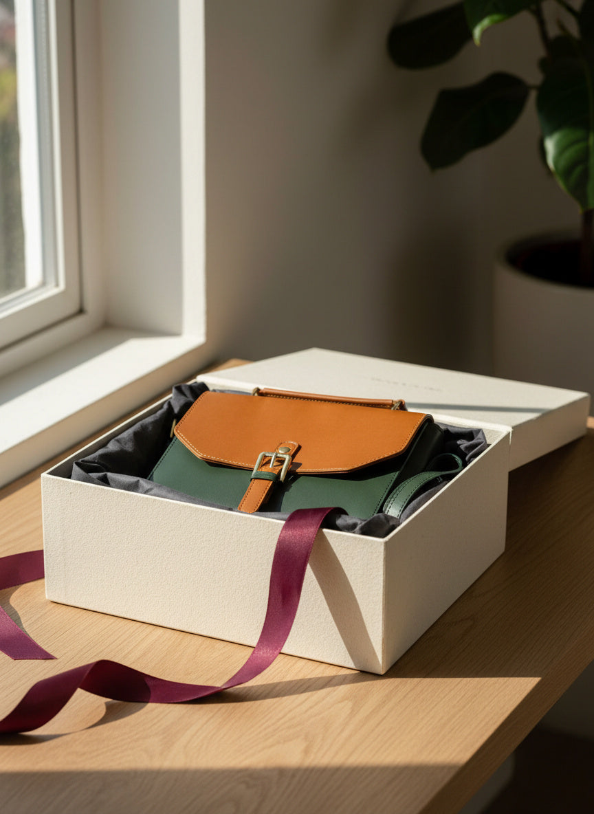 Juniper – Green Vegan Leather Sling Bag