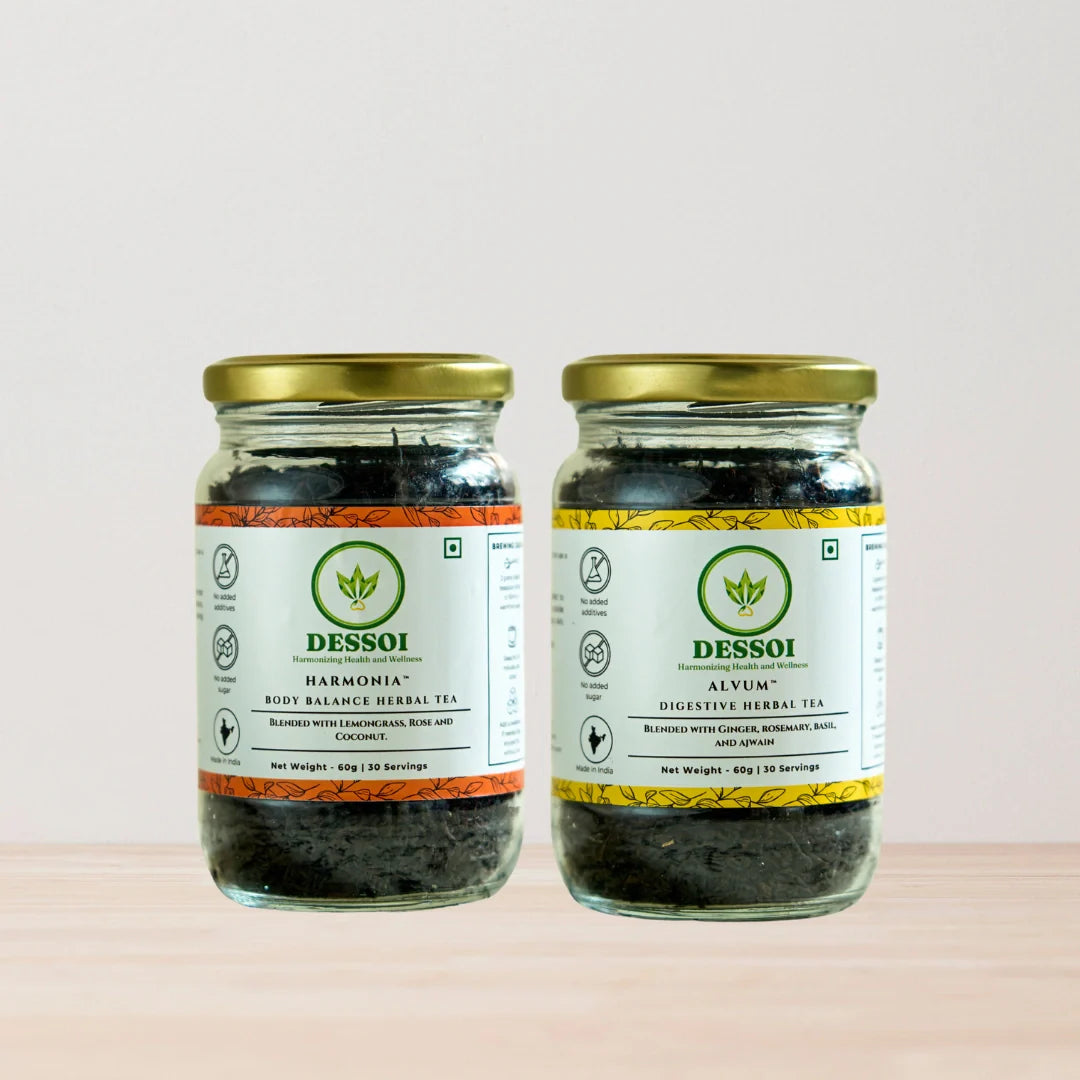 Happy Tummy Combo - Alvum and Harmonia Herbal Teas | 60g x 2