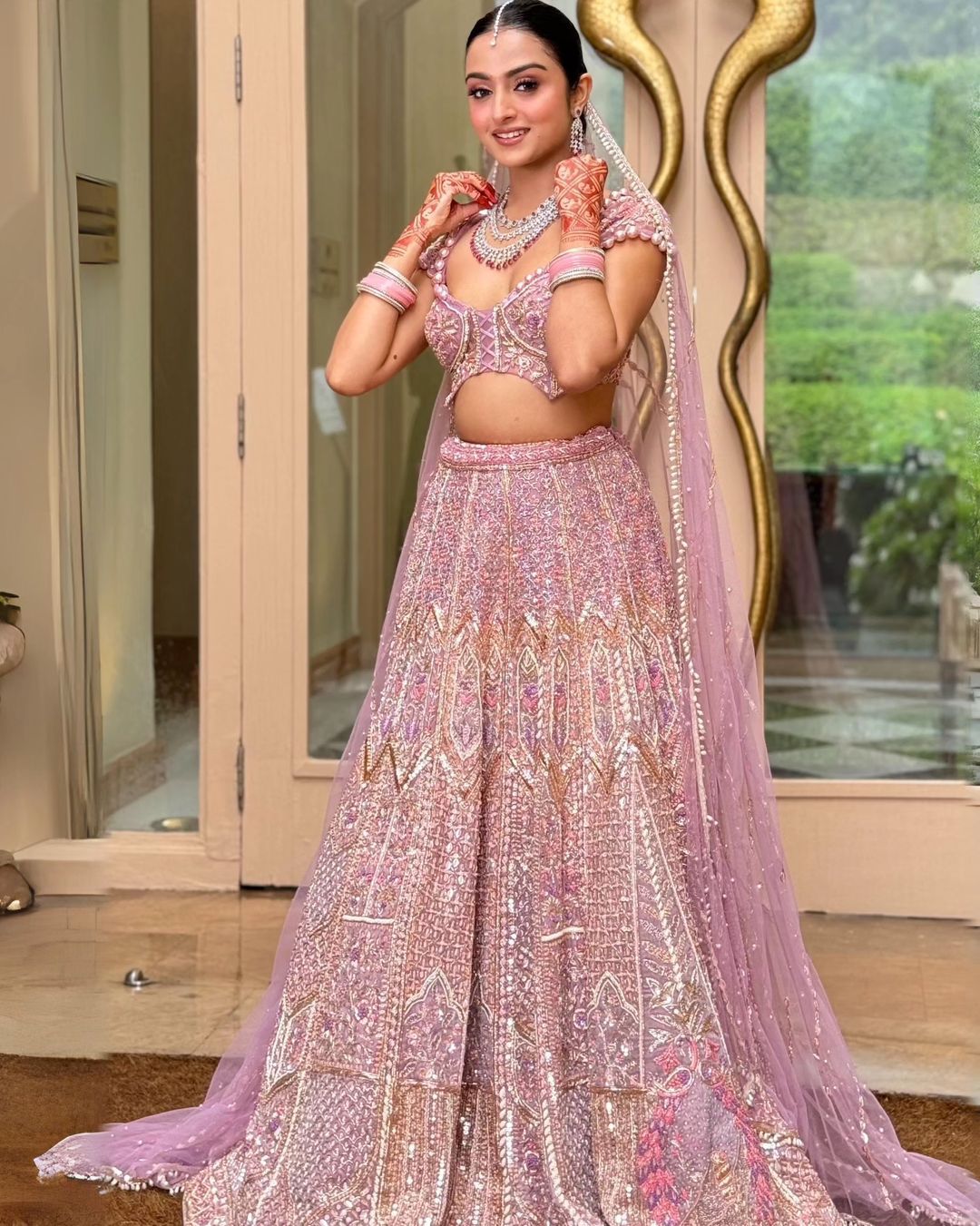 Party Wear Lehenga Choli With Beautiful Multi Thread Embroidery Work