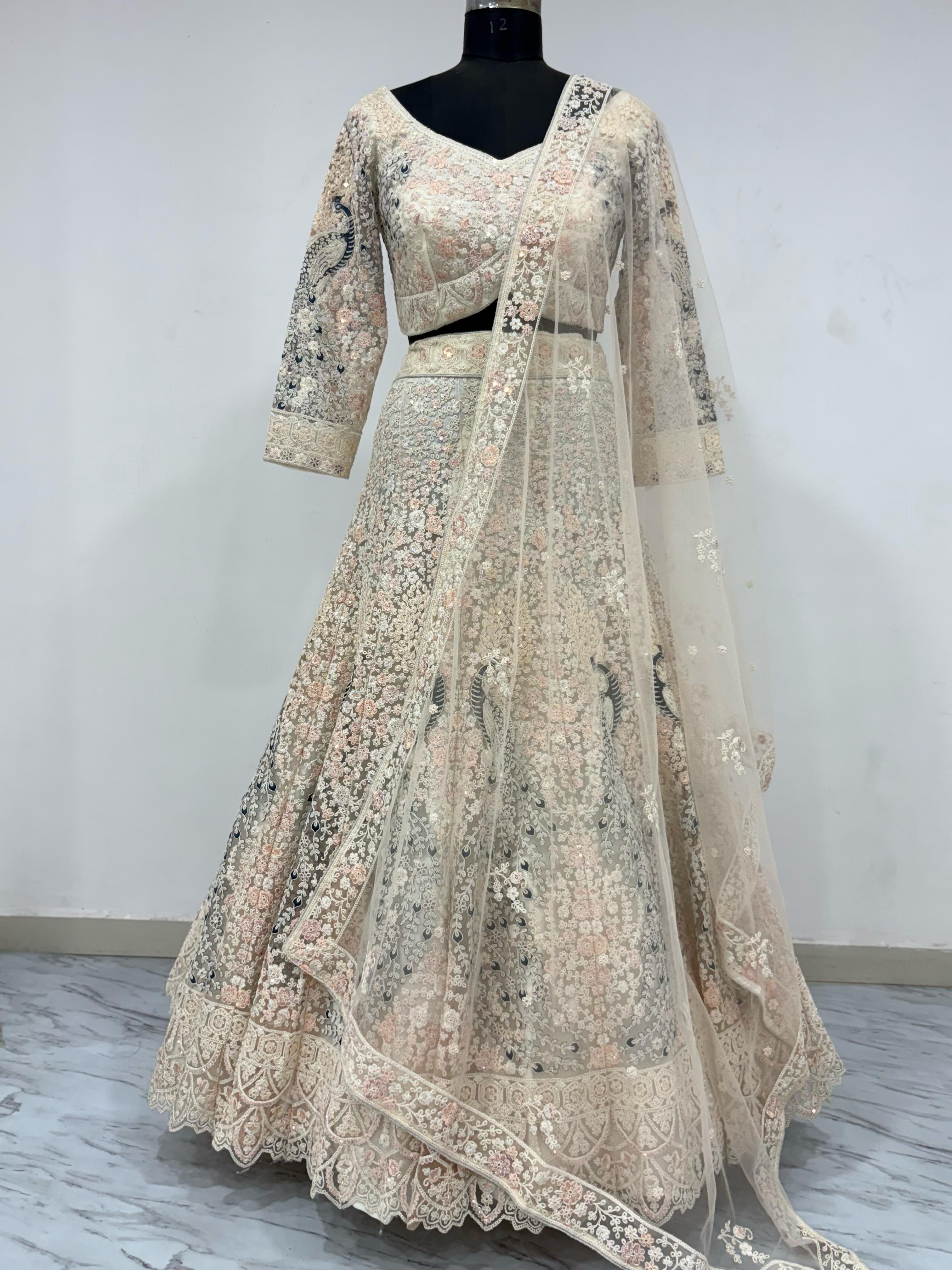 Beautiful Most Trending Lehenga Choli With Thread Embroidery