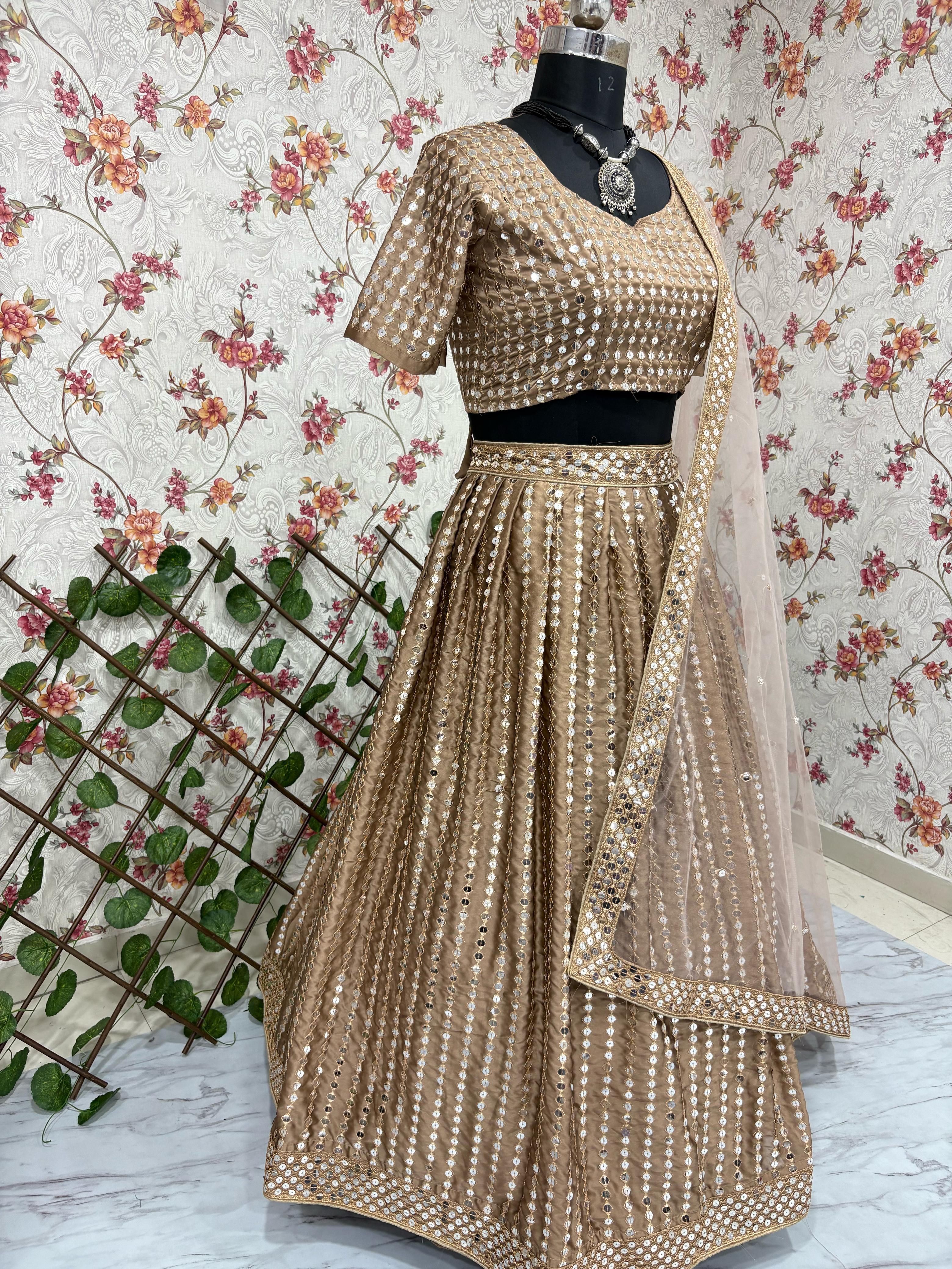 Beautiful Most Trending Lehenga Choli With Embroidery Work