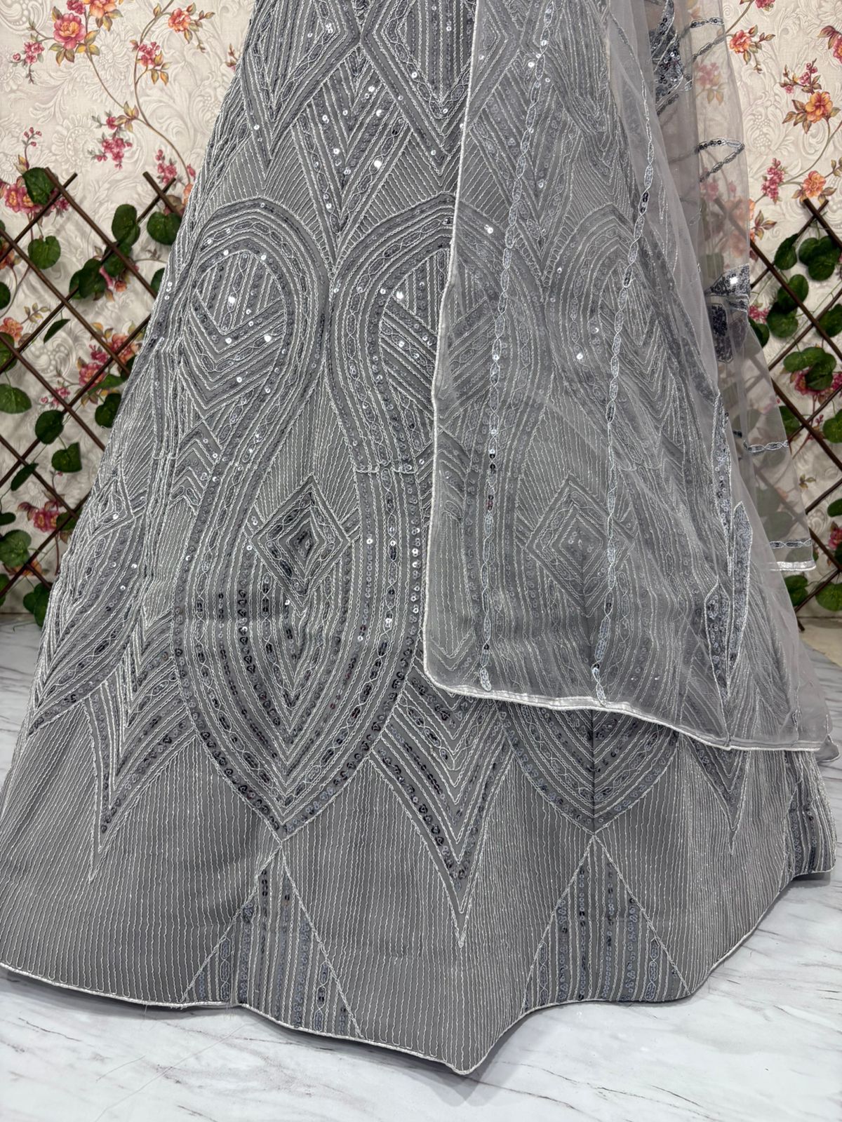 Beautiful Designer Lehenga Choli With Beautiful Embroidery Work