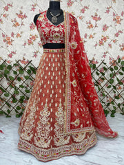 Most Beautiful Latest Designer Lehenga Choli With Beautiful Embroidery
