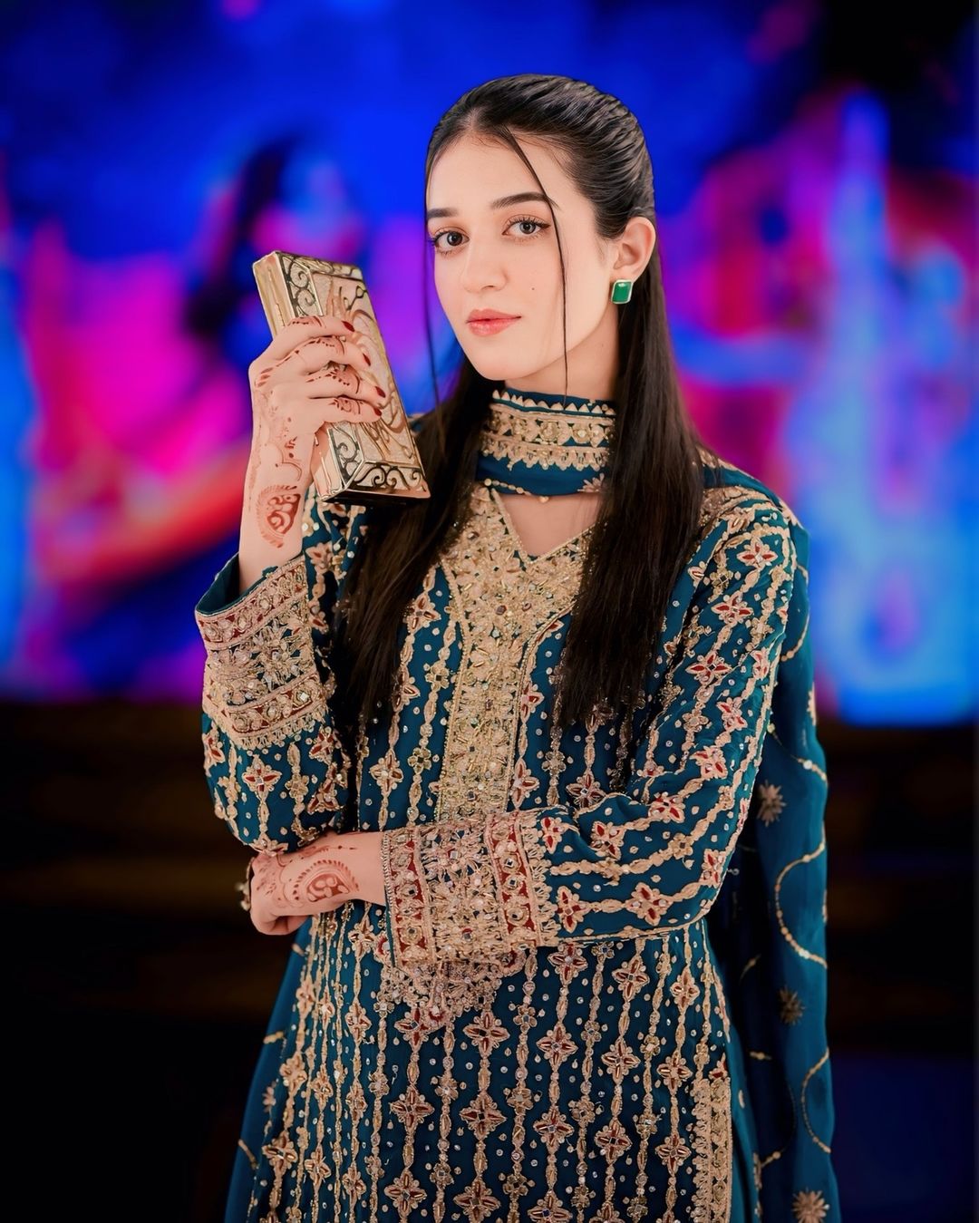 Party Wear Beautiful Top Plazzo And Dupatta With Embroidery Work