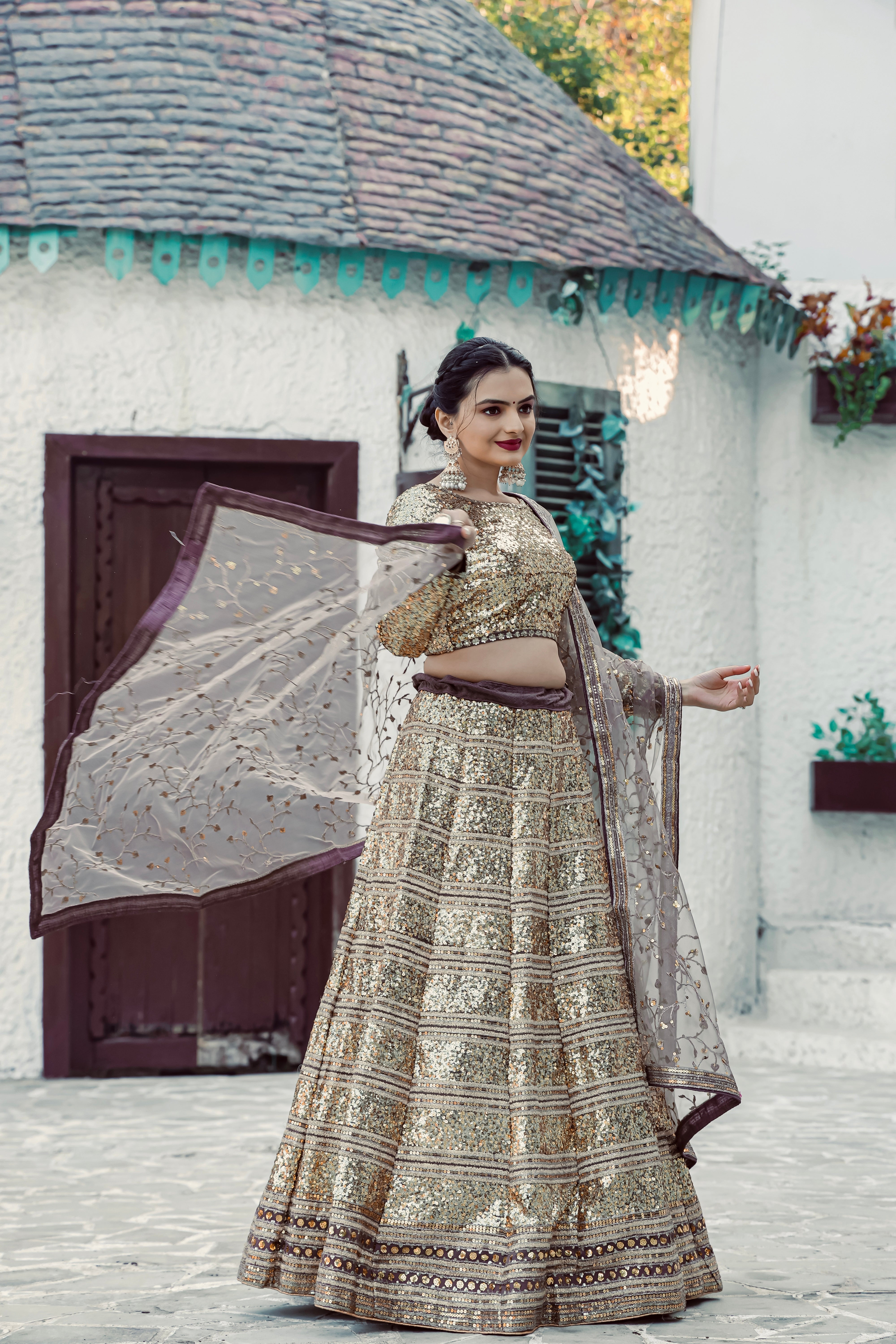 Party Wear Designer Lehenga Choli With Sequence Work