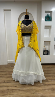 Party Wear Designer Lehenga Choli And Shrug
