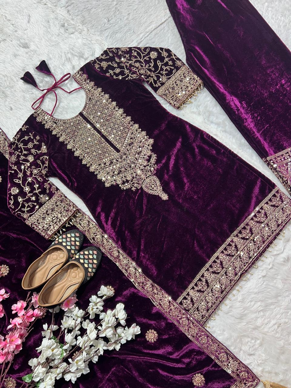 Party Wear Designer Suit Pent And Beautiful Dupatta