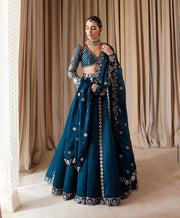 Party Wear Lehenga Choli With Sequence & Zari Work