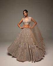 Party Wear Designer Lehenga Choli With Thread Work