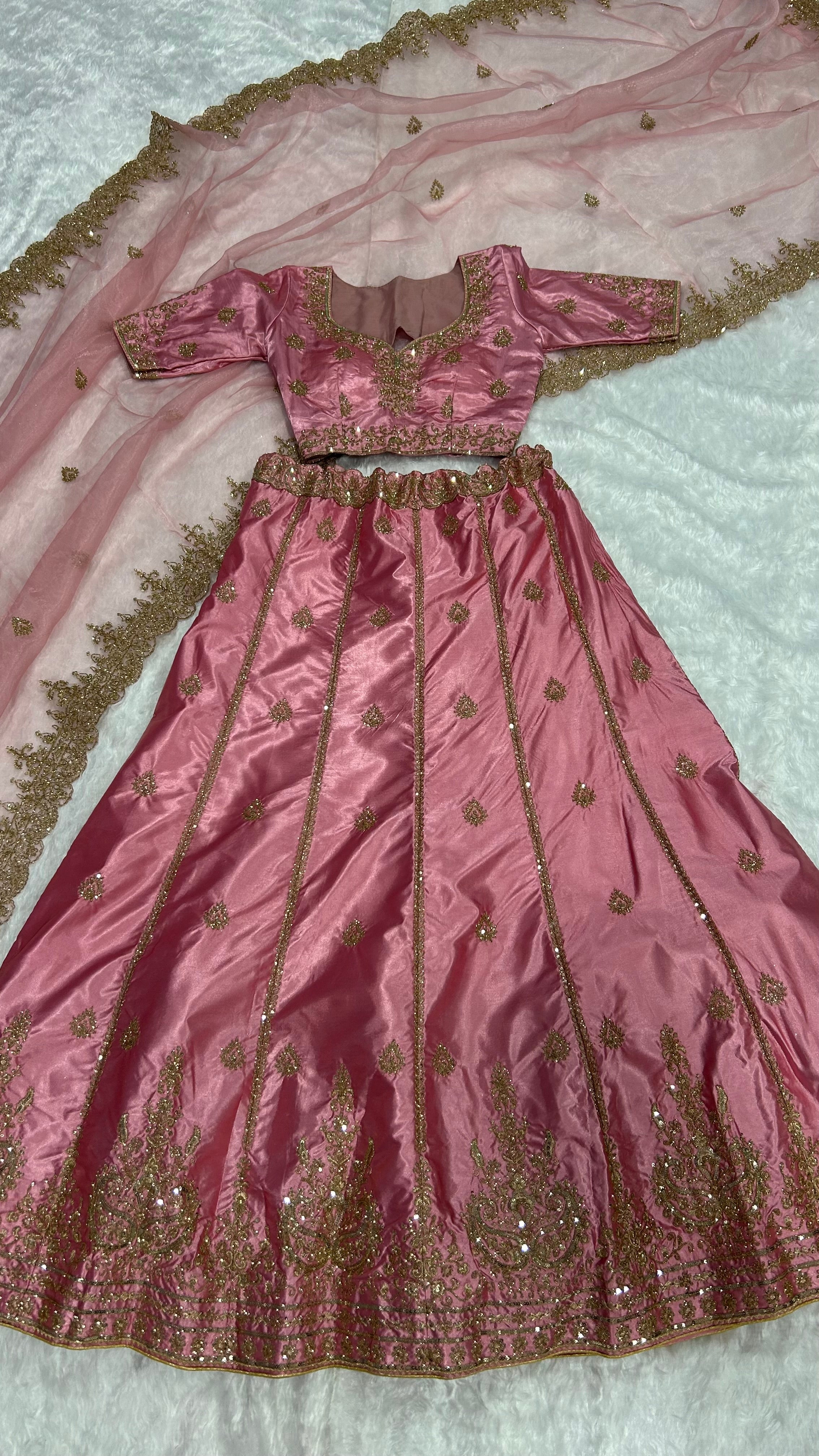 Party Wear Designer Lehenga Choli With Sequence & Zari Work