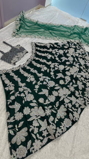 Party Wear Designer Lehenga Choli With Sequence & Dori Work