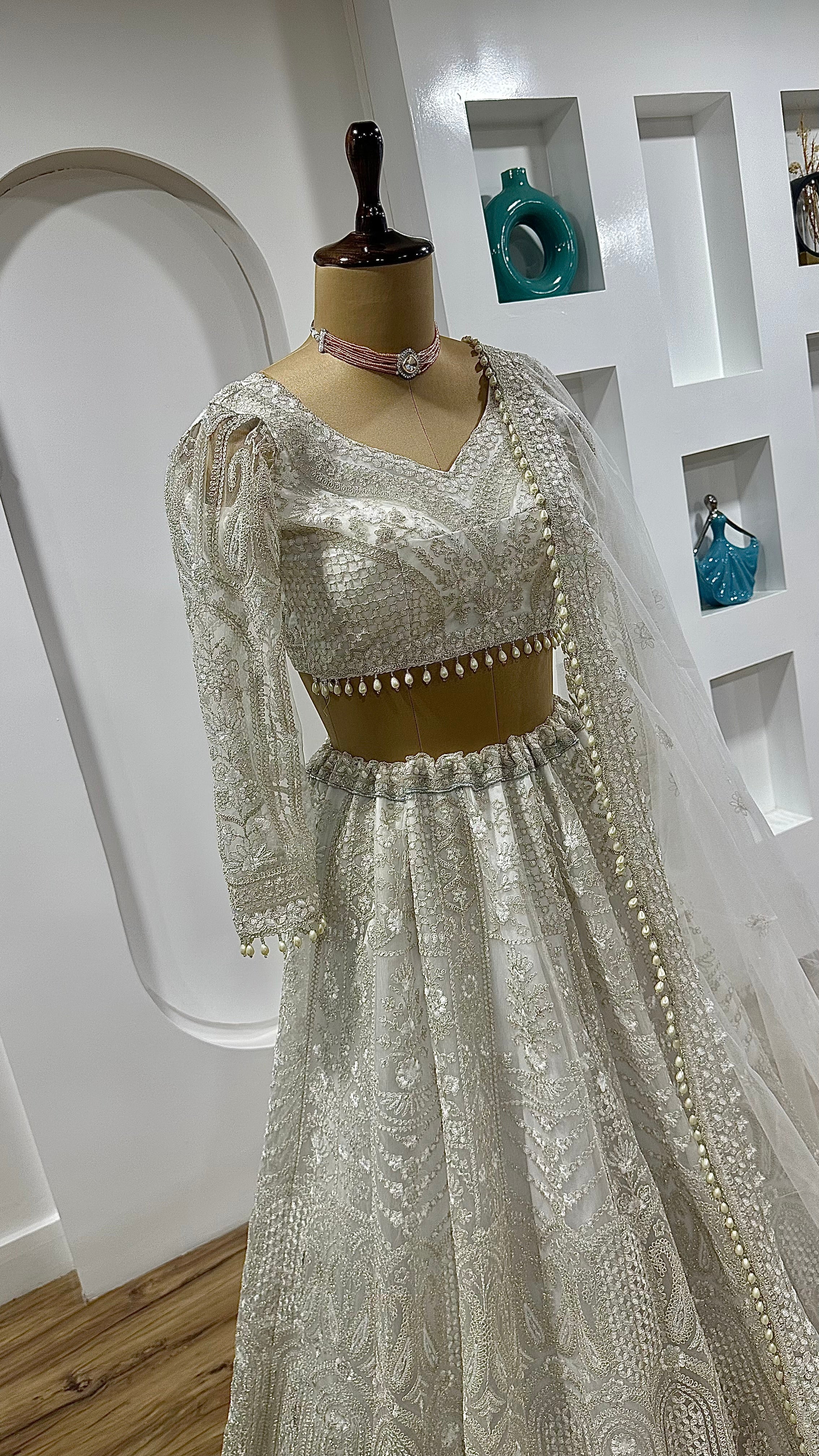 Party Wear Lehenga Choli With Thread work
