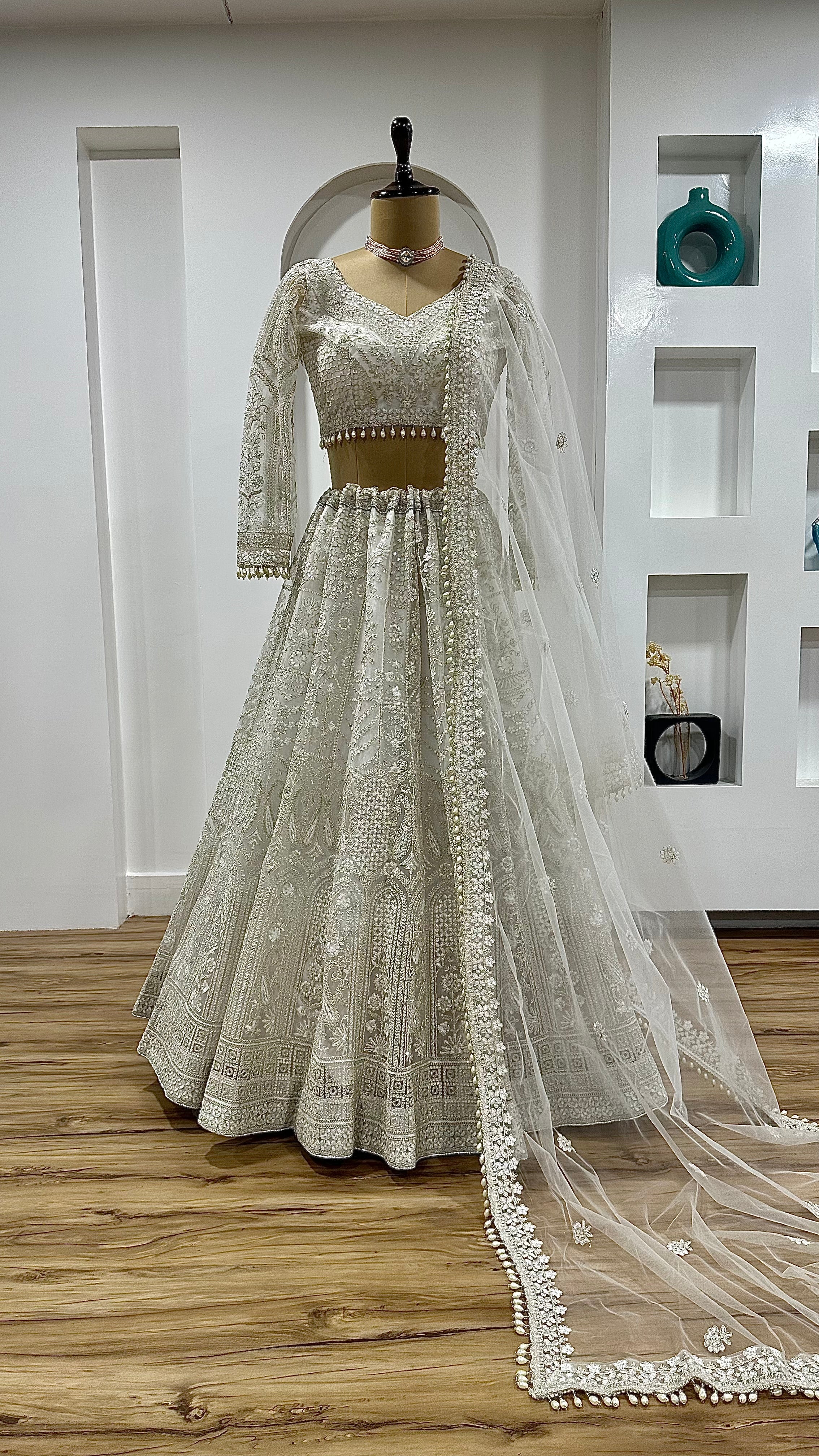 Party Wear Lehenga Choli With Thread work