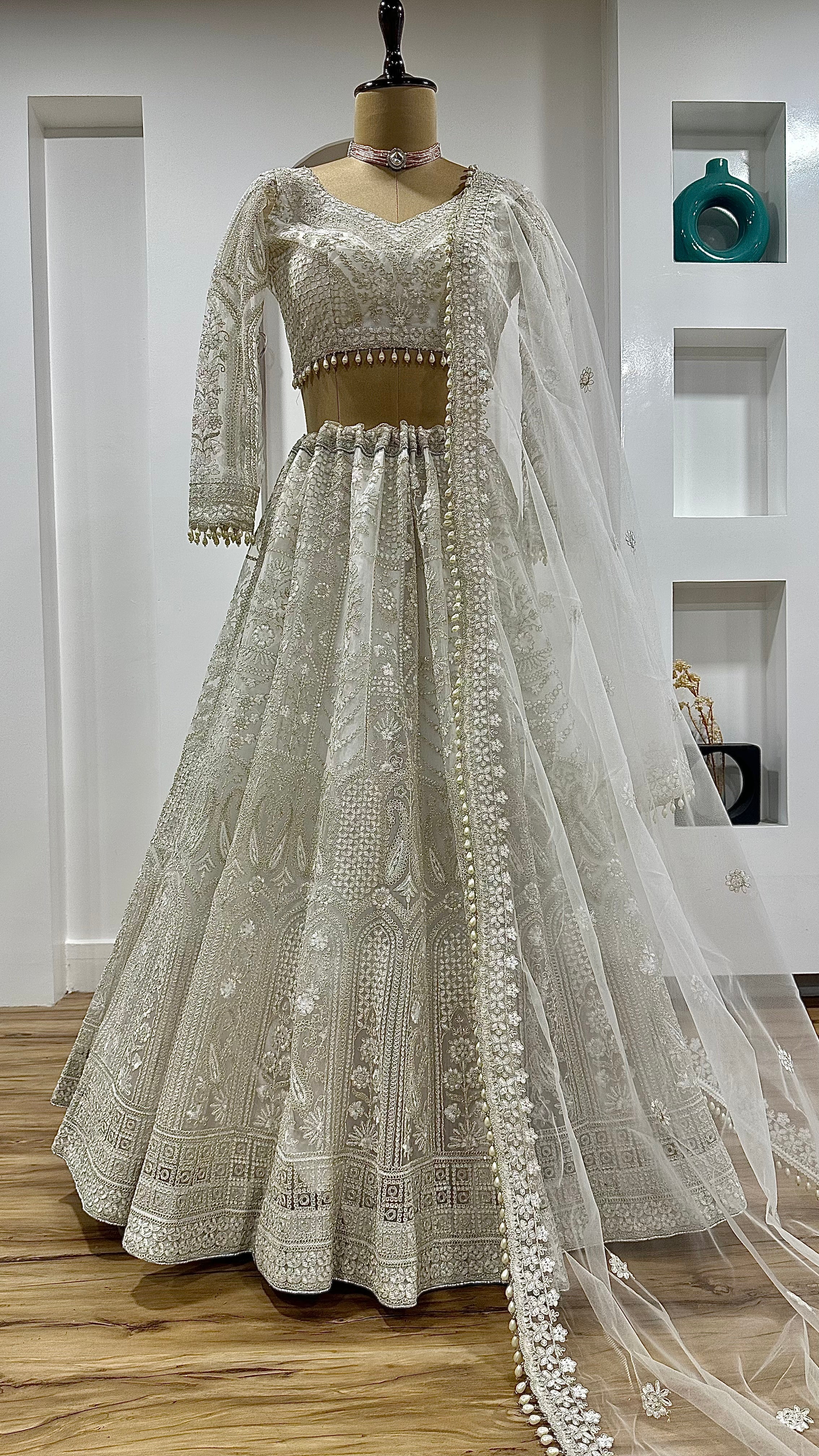 Party Wear Lehenga Choli With Thread work