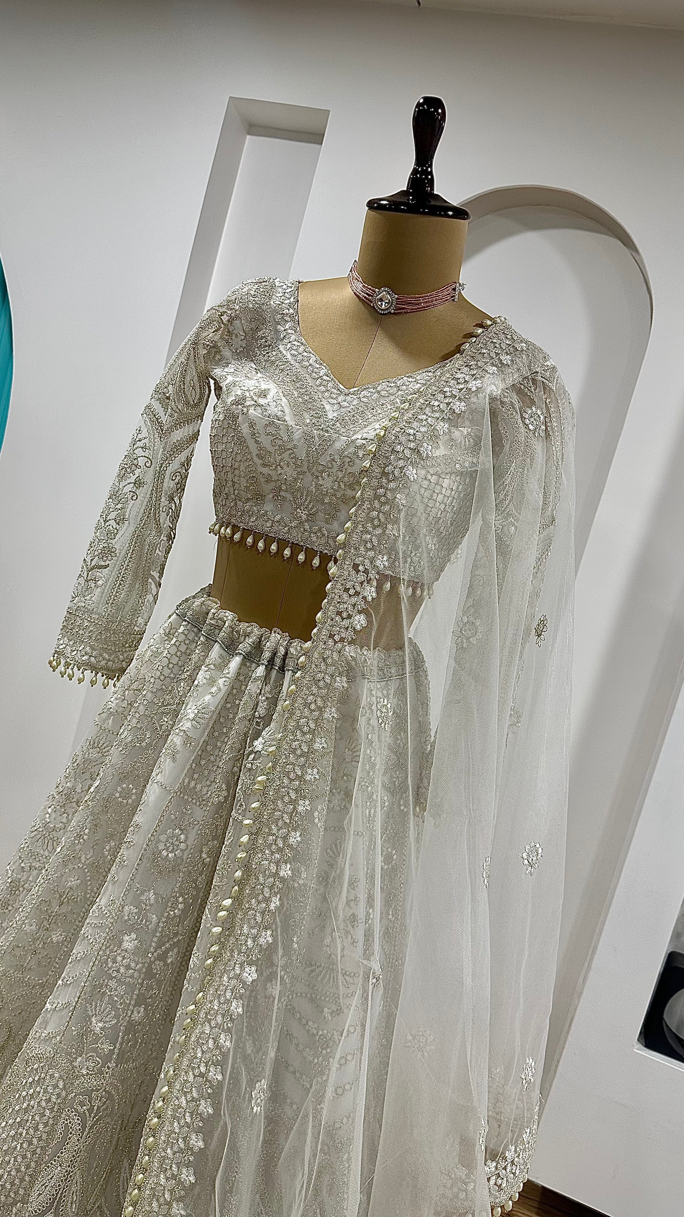 Party Wear Lehenga Choli With Thread work