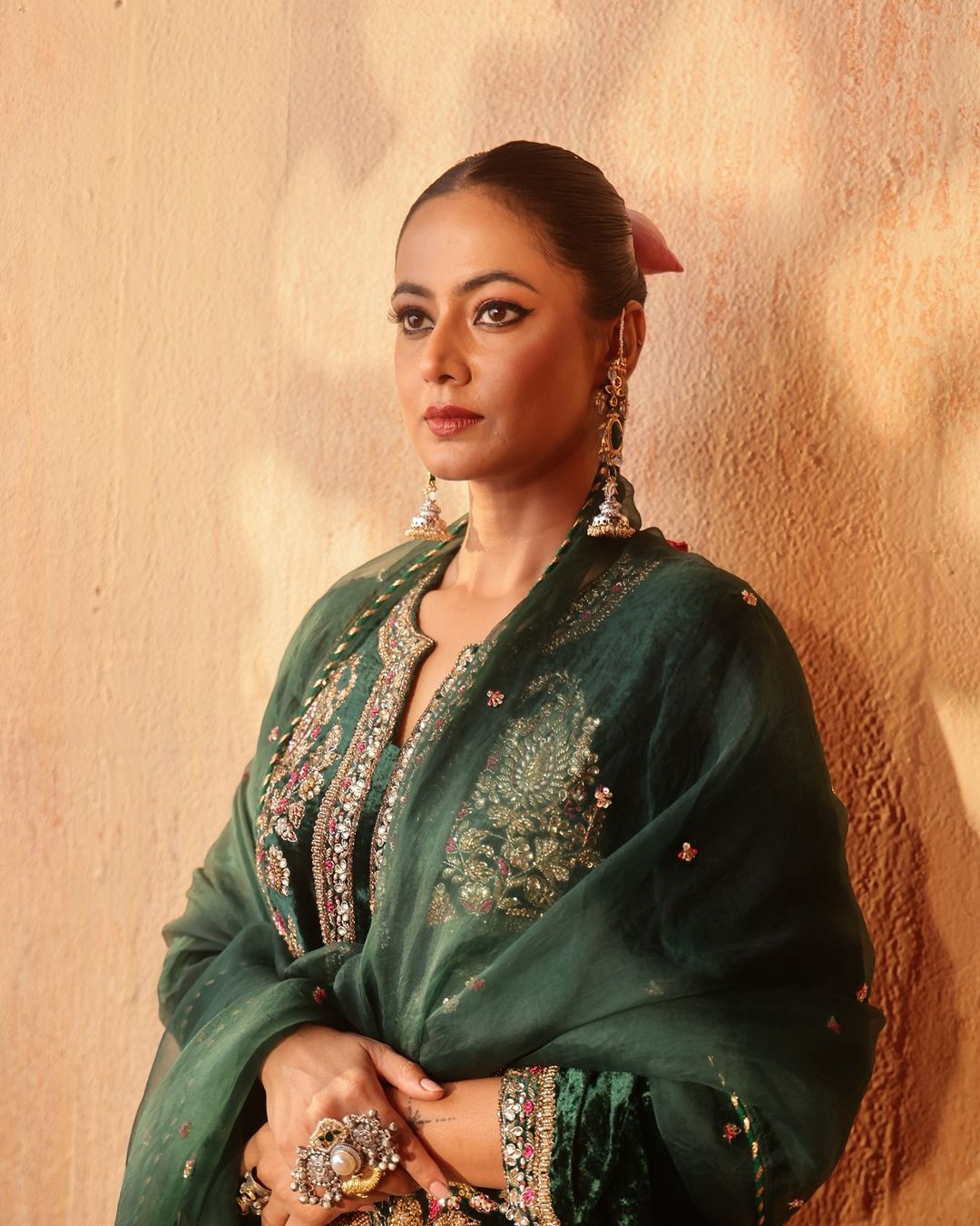 Party Wear Suit Set With Heavy Embroidery Sequence Work