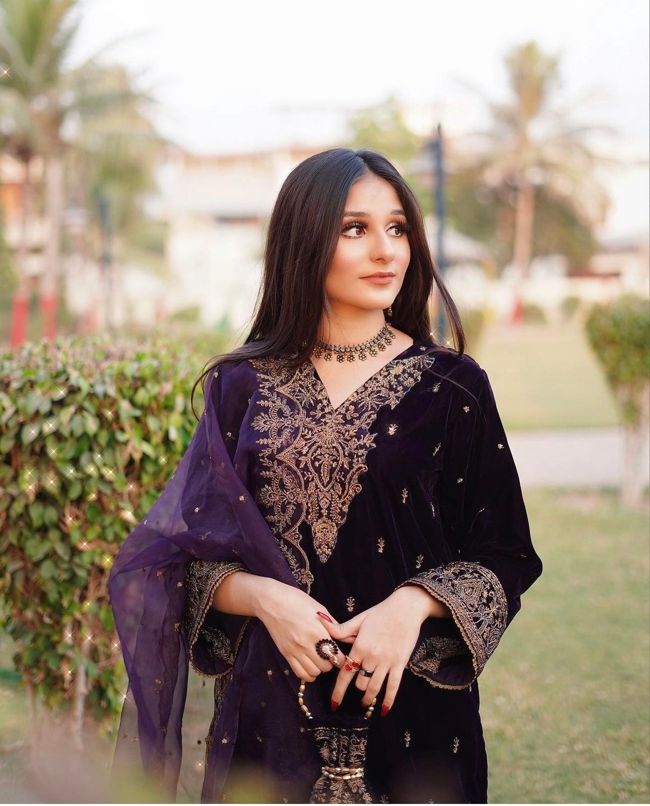 Designer Party Wear Look Top -Pent And Dupatta With Embroidery Sequence Work