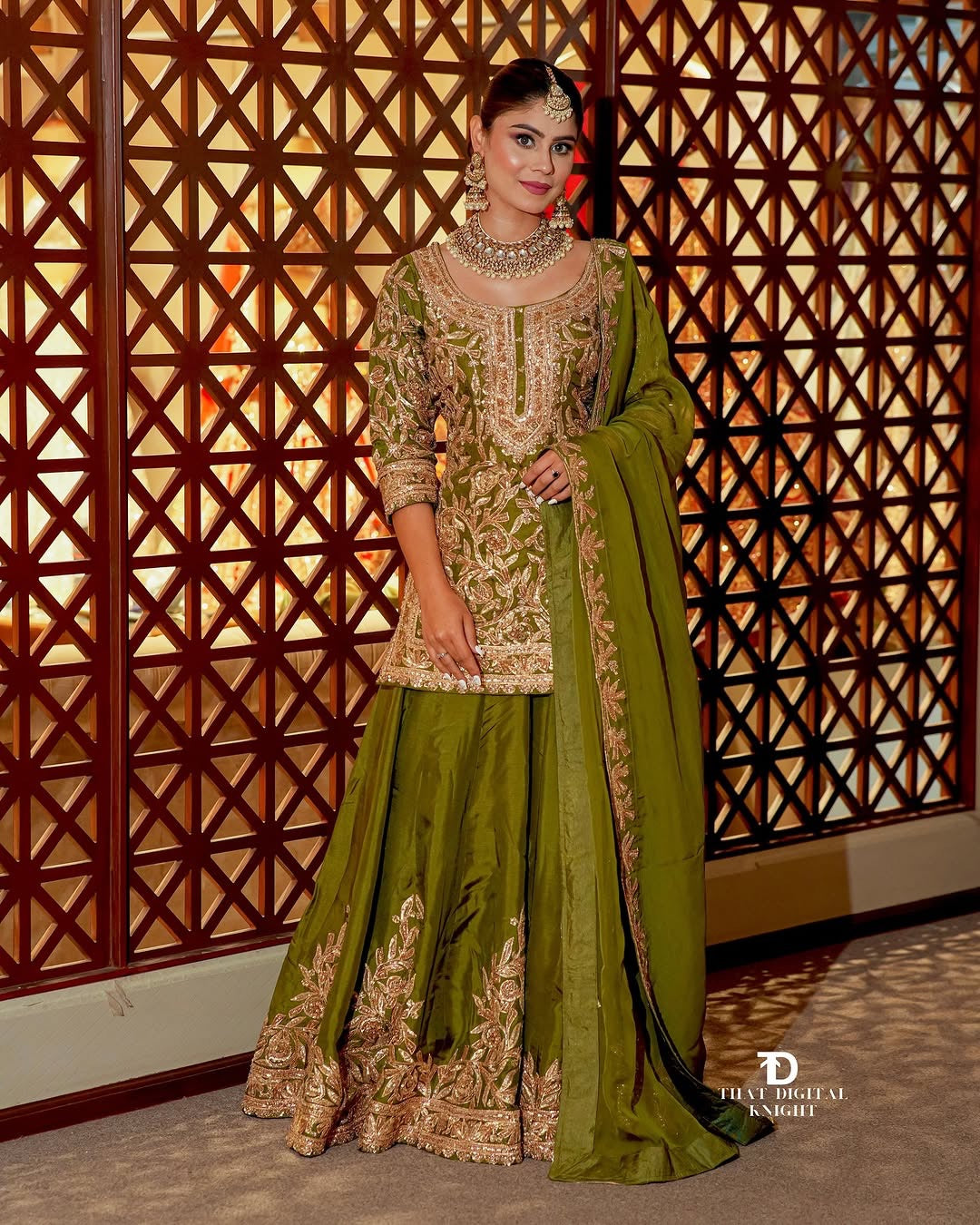 Party Wear Designer Top Plazzo And Dupatta