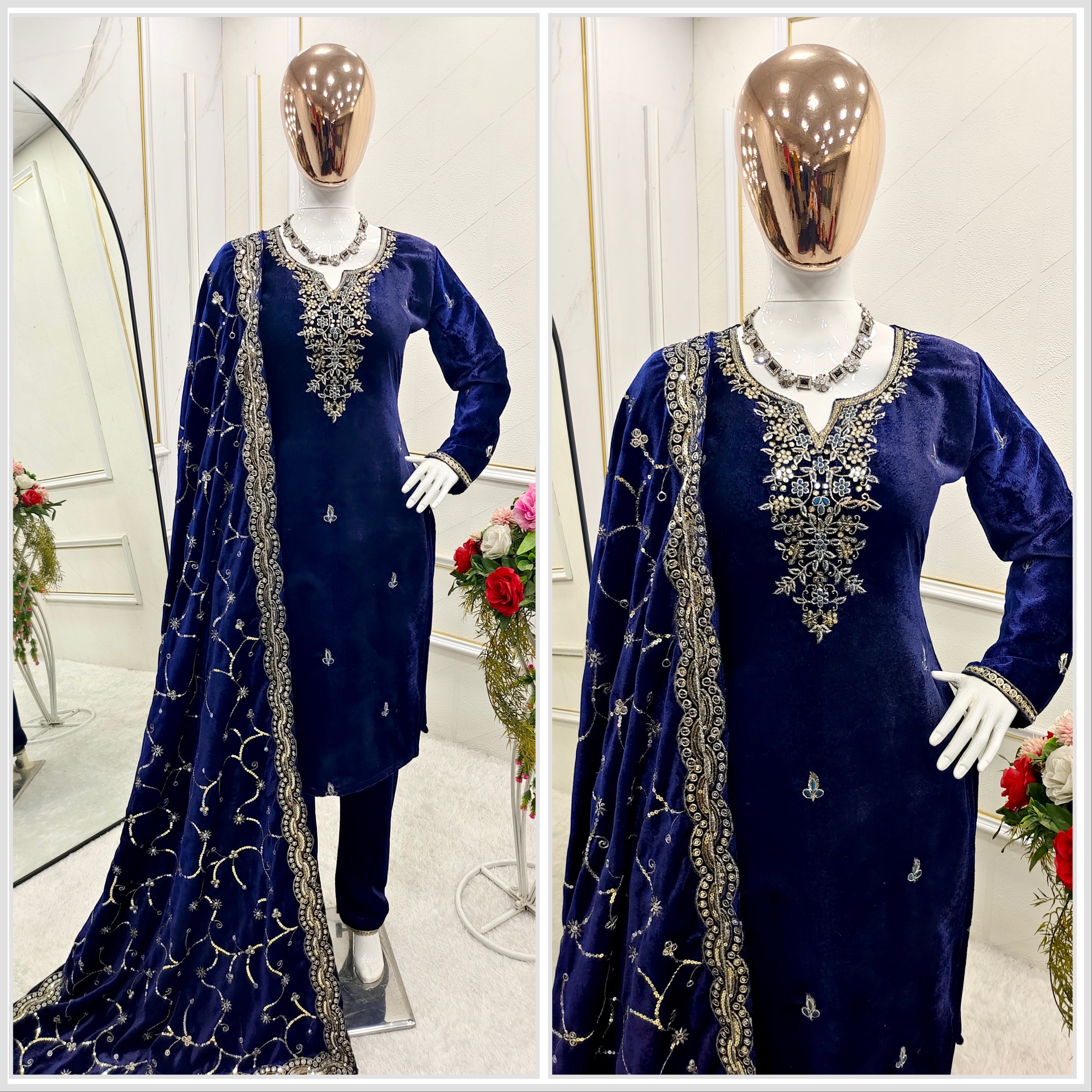 Party Wear Designer Top -Pent And Beautiful Dupatta