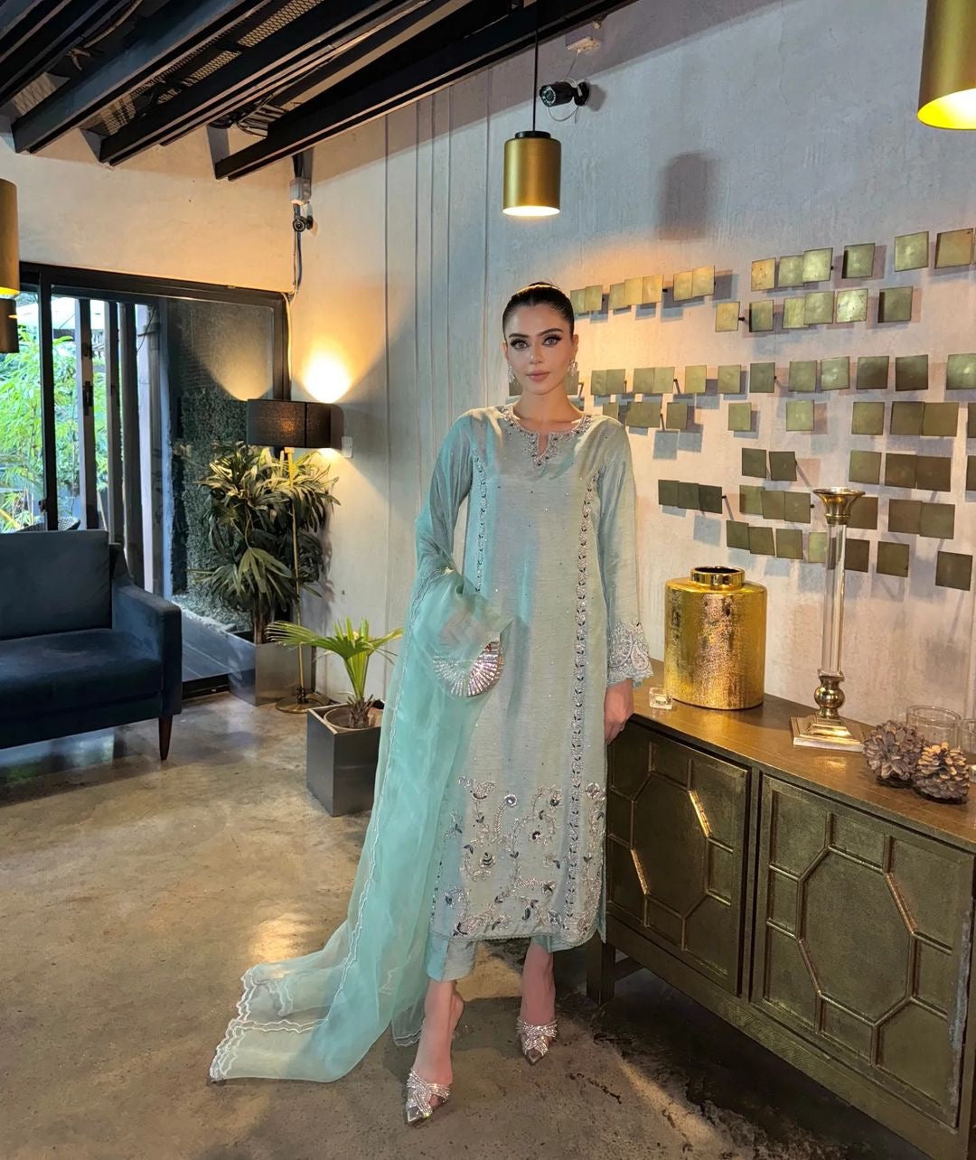 Party Wear Designer Top-Bottom And Beautiful Dupatta