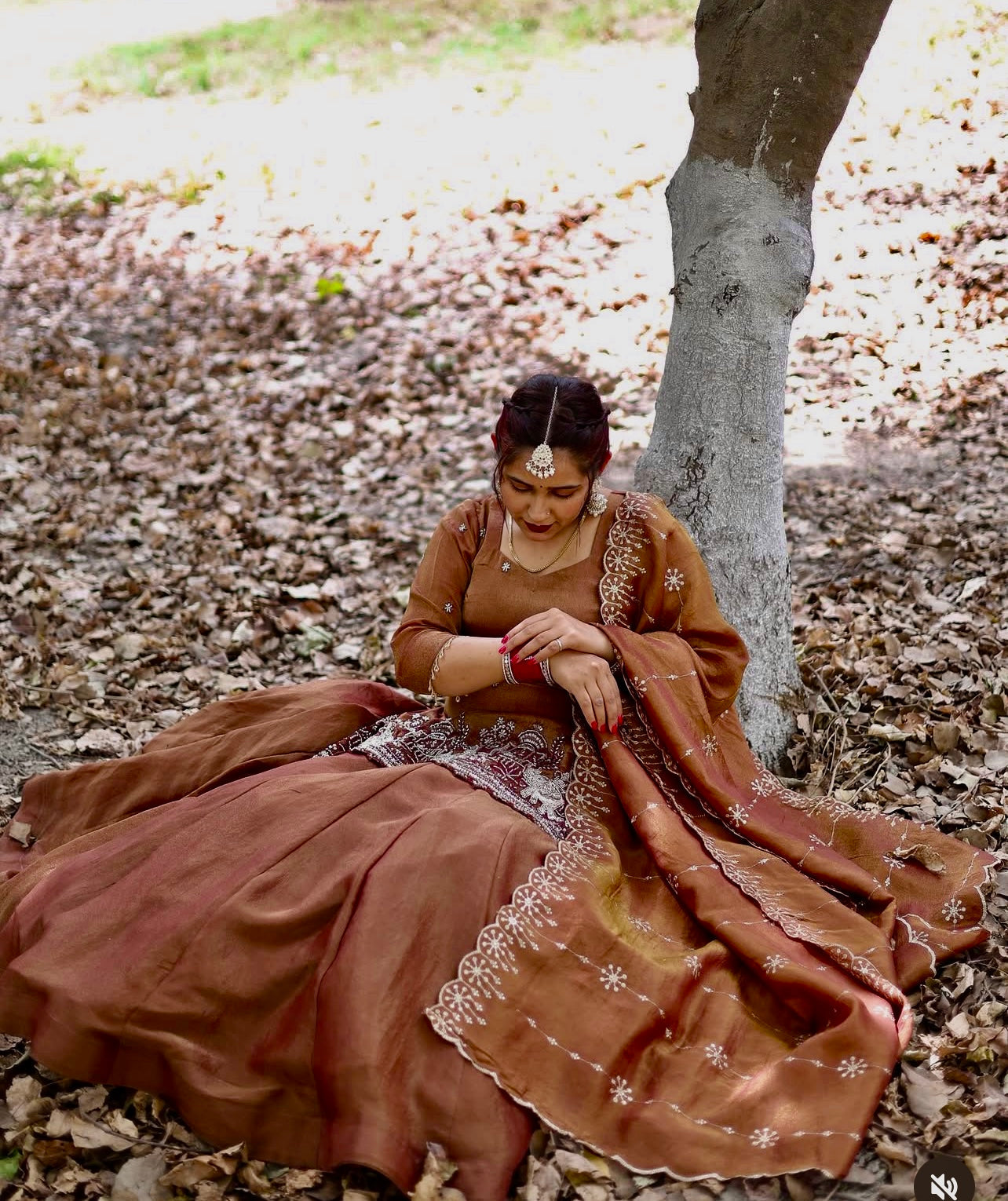 Designer Party Wear Top Lehenga With Multi Needle Embroidery Work