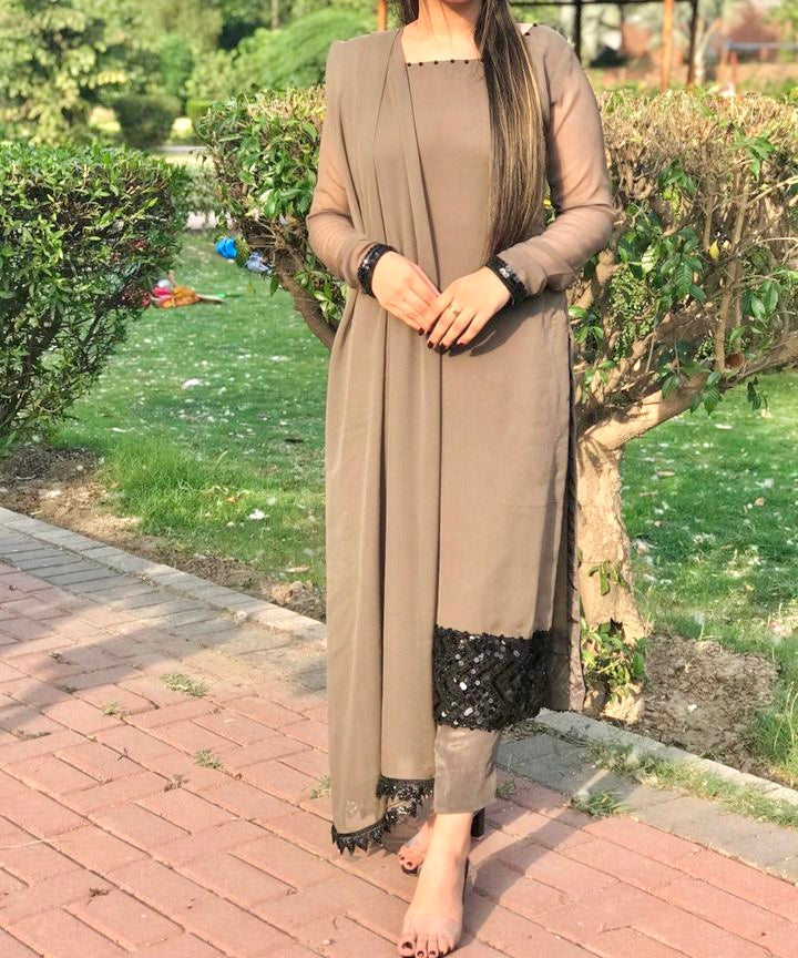 Beautiful Party Wear Top Pent And Dupatta